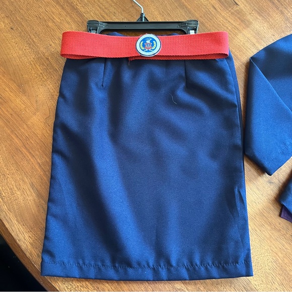 PBS Kids’ Odd Squad Agent Uniform skirt suit in Navy and Purple - Picture 4 of 14